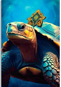 Obraz modro-zlatá želva