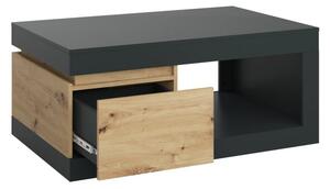 Konferenční stolek GRETA T01 Barva: dub artisan / šedý kosmos