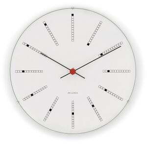 Nástěnné hodiny Bankers White 29 cm Arne Jacobsen Clocks