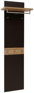 ŠATNÍ PANEL, barvy buku, tmavě hnědá, jádrový buk, 45-60/187/28 cm Dieter Knoll - Šatní panely