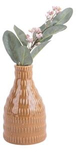 Keramická váza Nostalgia ve tvaru láhve 16 cm Present Time (Barva- hnědá karamelová)