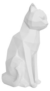 Soška Origami Cat sedící kočka 26,5 cm L Present Time (Barva- bílá matná)