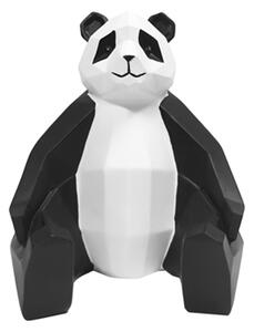 Soška Origami Panda 15,5 cm Present Time (Barva- černá a bílá )
