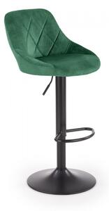 Halmar barová židle H101 + barva: tmavě zelená