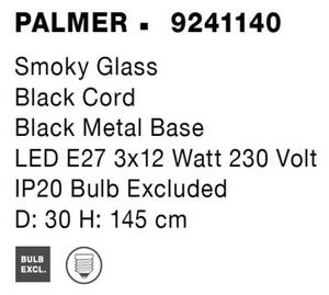 Lustr na lanku Palmer A 30 černé