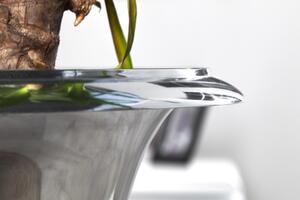 Váza POKAL 60 cm – stříbrná