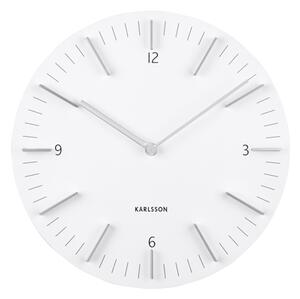 Nástěnné hodiny Detailed 30 cm Karlsson (Barva - bílá)