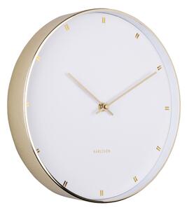 Nástěnné hodiny Petite 27 cm Karlsson (Barva- bílá,zlatá)