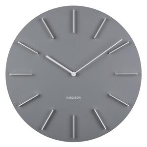 Nástěnné hodiny Discreet 40 cm Karlsson (Barva - šedá)