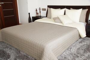 Oboustranní přehozy na manželskou postel v krémově béžové barvě Šířka: 75 cm | Délka: 160 cm