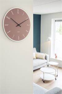Nástěnné hodiny Mirror Numbers 40 cm Karlsson (Barva - růžová)