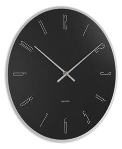 Nástěnné hodiny Mirror Numbers 40 cm Karlsson (Barva - černá)