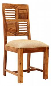 Furniture-nabytek - Židle s polstrovaným sedákem