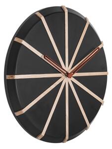 Nástěnné hodiny Lines 35 cm Karlsson (Barva - černá, dýha)