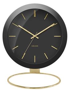 Stolní hodiny Globe 21 cm Karlsson (Barva - černá)