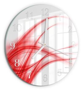 Skleněné hodiny na stěnu Abstraktní umění zsob-fi30-00079031