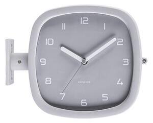 Nástěnné pogumované hodiny Doubler 29 cm Karlsson (Barva-šedá)