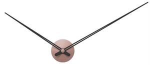 Nástěnné hodiny LBT Sharp 90 cm růžové Karlsson (Barva - růžová, černé ručičky)