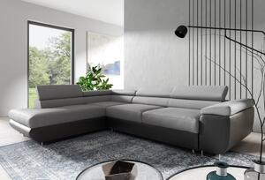 Sedací souprava Isabella - Sawana 21/Eko kůže černá Varianta: Levá