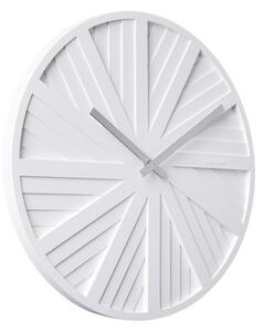 Nástěnné hodiny Slides 40 cm Karlsson (Barva - bílá)
