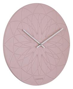 Nástěnné kulaté hodiny Fairytale 35 cm Karlsson (Barva - růžová)