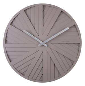 Nástěnné hodiny Slides 40 cm šedé Karlsson (Barva - šedá)