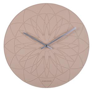 Nástěnné kulaté hodiny Fairytale 35 cm Karlsson (Barva - pískově hnědá)