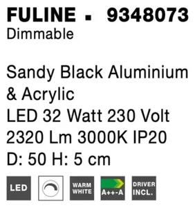 Stropní svítidlo LED se stmíváním Fuline 50 zlaté