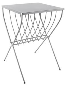 Konferenční stolek s odkládacím prostorem Cross Leitmotiv (Barva- šedá)