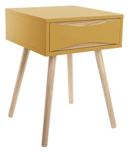 Komoda/noční stolek s 1 zásuvkou Buoyant Leitmotiv (Barva- okrově žlutá)