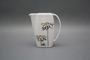 Bohemia Porcelán 1987 Mlékovka vysoká 0,3l Eye Kopretiny BB