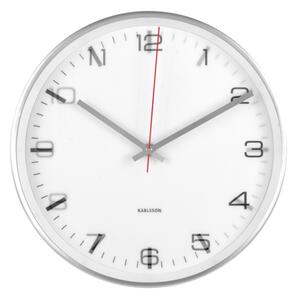 Nástěnné hodiny Hologram 30 cm Karlsson * (Barva - bílá)