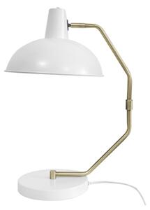 Stolní lampa Grand bílá Leitmotiv (Barva- bílá matná+bronzová noha)