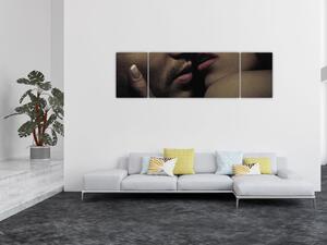 Obraz - Polibek (170x50 cm)
