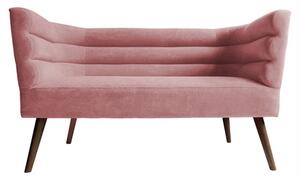 Semišová pohovka/sofa Explicit Leitmotiv (Barva- růžová)