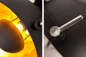 Nástěnná lampa STUIDO - černá / zlatá