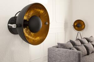 Nástěnná lampa STUIDO - černá / zlatá