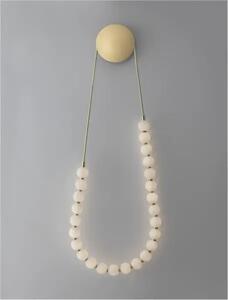 Designové nástěnné svítidlo Perla zlaté