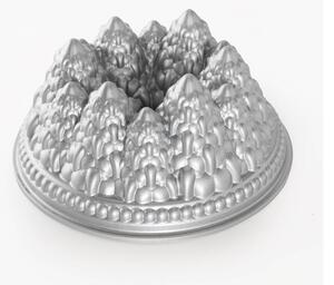 Forma na bábovku Zimní les,velká stříbrná Nordic Ware (barva-stříbrná)