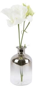 Skleněná váza Mini 10 cm Present Time (Barva- stříbrná)