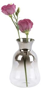 Skleněná váza Mini 12 cm Present Time (Barva- stříbrná)