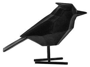Soška ptáka bird 24 cm L Present Time (Barva- černá)
