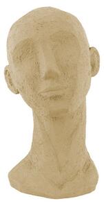 Socha hlavy s krkem Face art L 28,4 cm Present Time (Barva-pískově hnědá)
