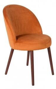 Dutchbone Židle BARBARA oranžová 1100339