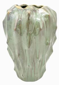 Keramická váza Flora 23,5 cm Present Time (Barva-tmavě zelená)