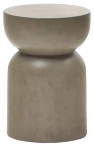 Šedý cementový odkládací stolek Kave Home Garbet 32 cm