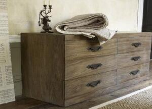 Furniture-nabytek - Masivní Komoda 148x50x90 cm - Ganga