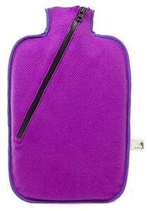 Termofor Hugo Frosch Eco Classic Comfort softshellový obal, 2 l, fialová