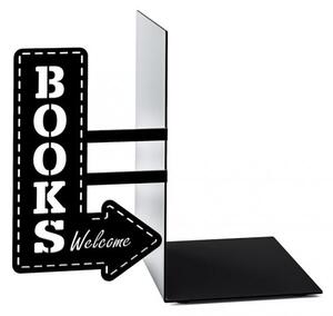Knižní zarážka Bookshop | černá
