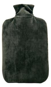 Termofor Hugo Frosch Eco Classic Comfort v sametovém obalu, 2 l, šedá